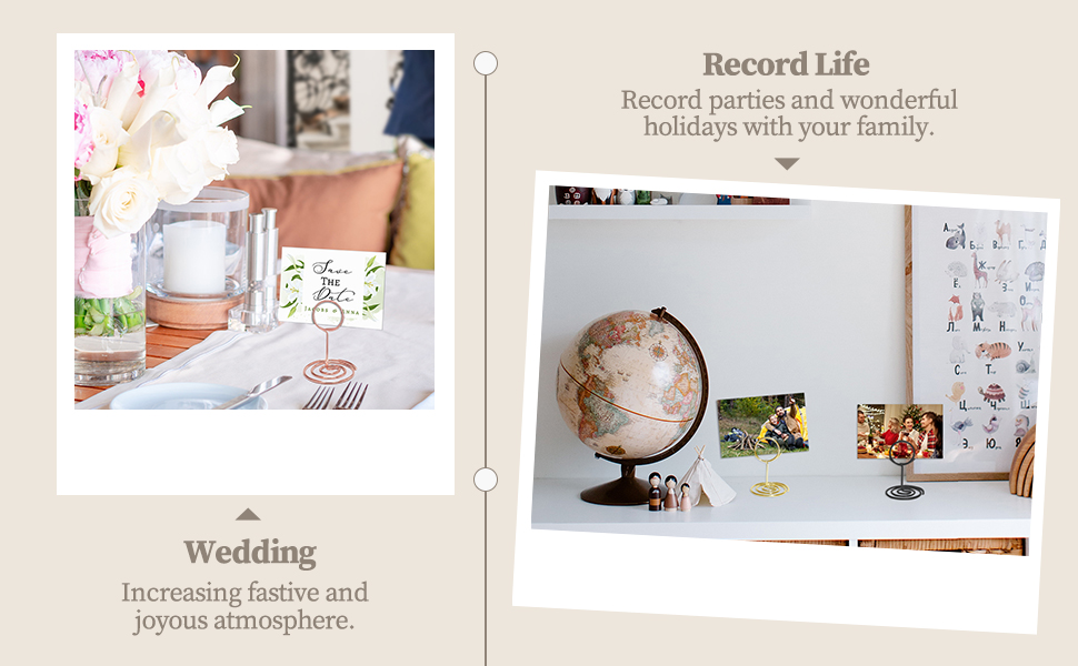 short table card holders