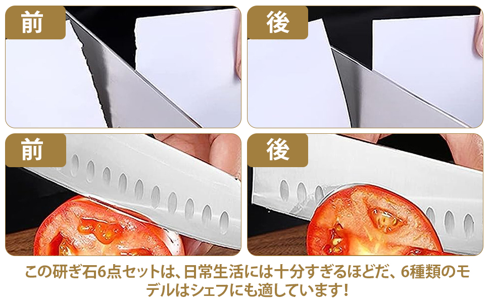 初心者の人でも簡単に包丁を安定させて研ぐことができます