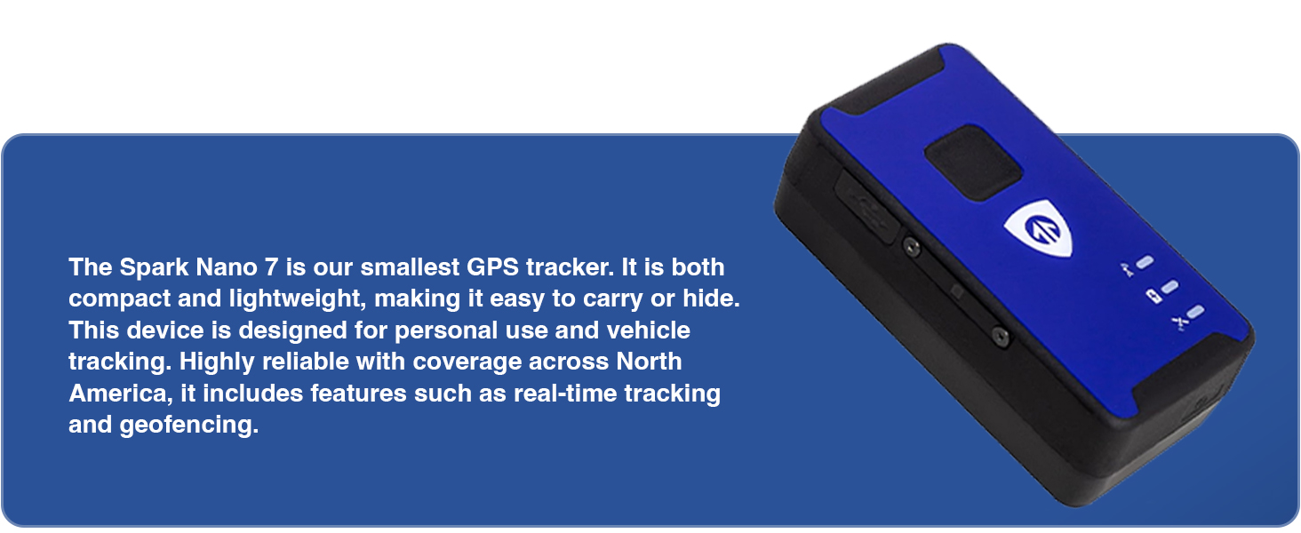 Brickhouse Car Trackers for Your Vehicle Spark Nano 7 GPS