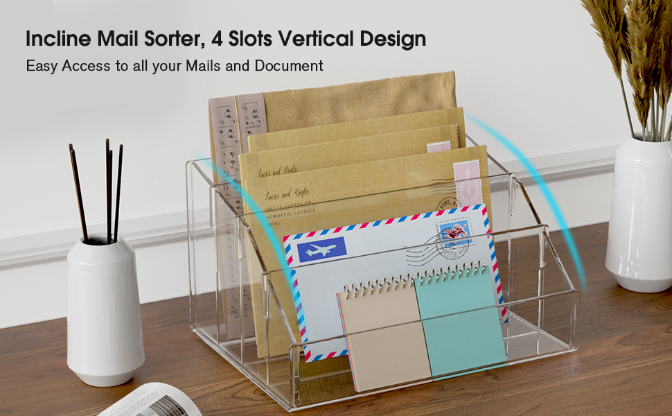 acrylic desk organizer