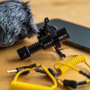Deity V-Mic D4 Mini Microphone On-Camera Microphone Head Mic TRS 3.5MM ...