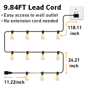 outdoor string lights