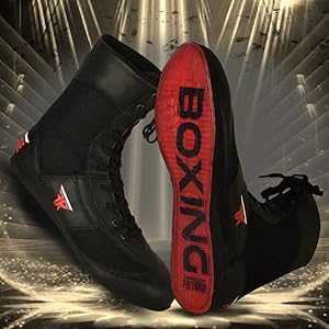 high top boxing shoe