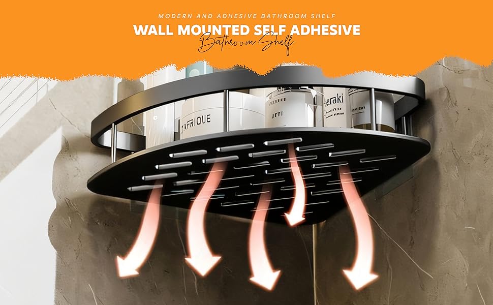 bathroom corner organiser without drill