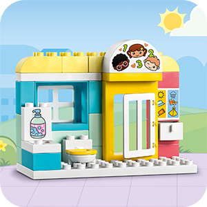 LEGO 10992 DUPLO Spielspaß in der Kita, Lern-Spielzeug für Kleinkinder ...