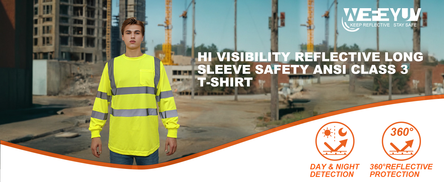 long sleeve construction shirts for men