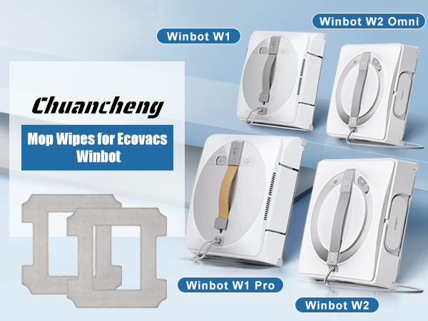 Amazon.com: 6Pcs Washable Mop Pads Replacement for Ecovacs Winbot