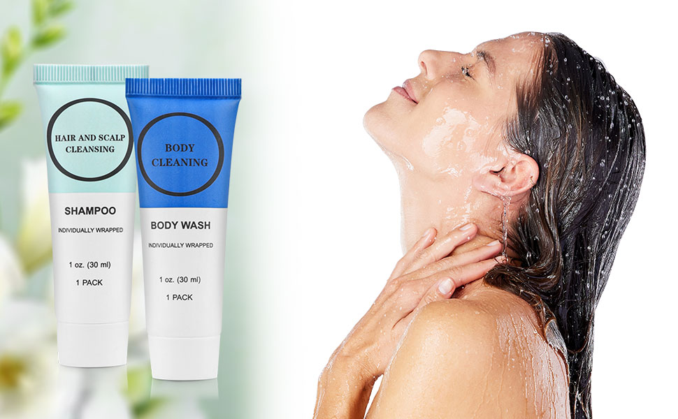 Travel Size Shampoo and Body Wash 1 oz