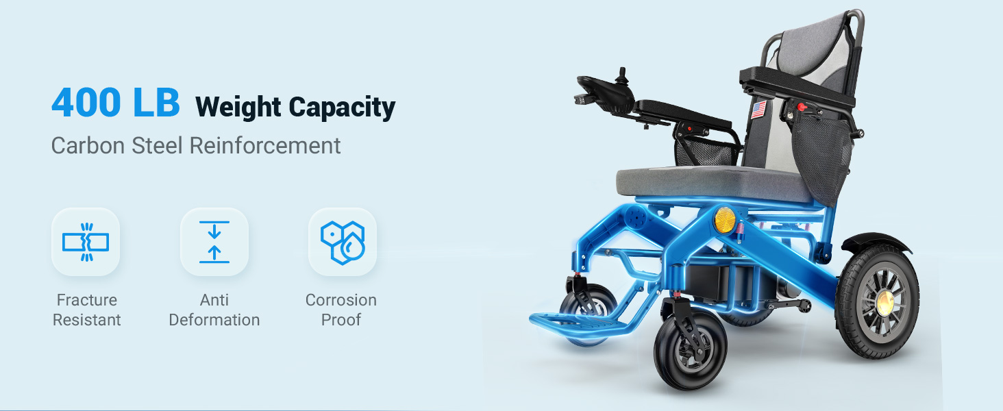 lightweight folding electric wheelchair
