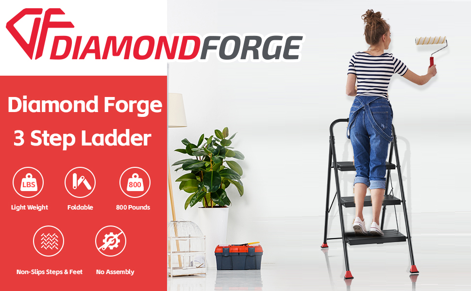 Step Ladder Foldable Folding Stool