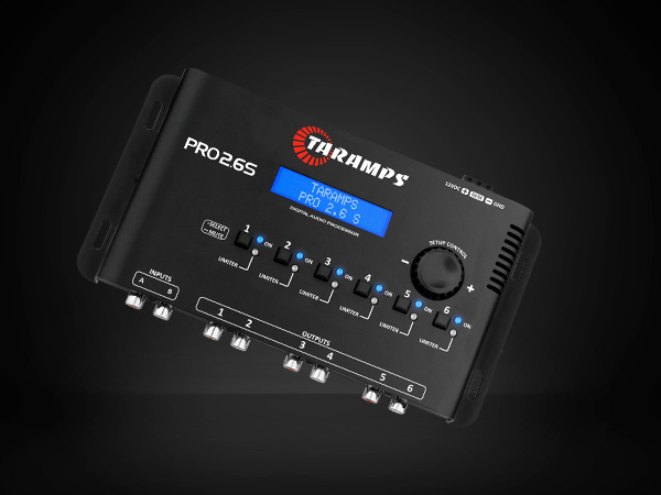 PRO2.6S TARAMPS クロスオーバープロセッサーイコライザー Taramps Pro 2.6 S Digital Audio Processor Equalizer