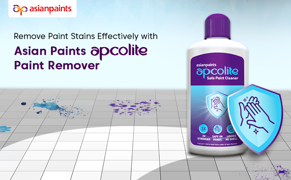Asian Paints Apcolite Paint Remover (1L) Faster & Easy Paint Remover Suitable for Wooden,Tiles
