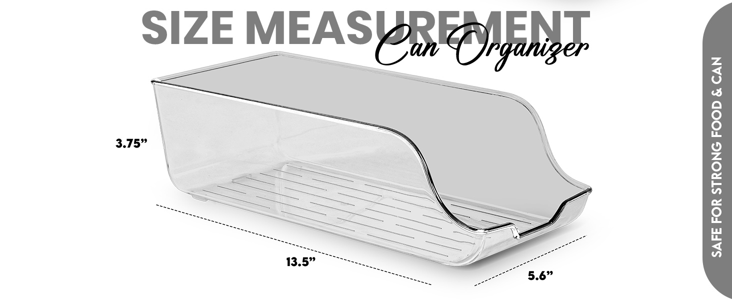 Utopia Kitchen Can Organizer for Pantry (Pack of 6) Soda