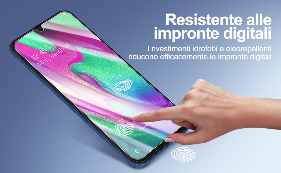 Samsung Galaxy A40 Proteggi schermo in vetro temperato