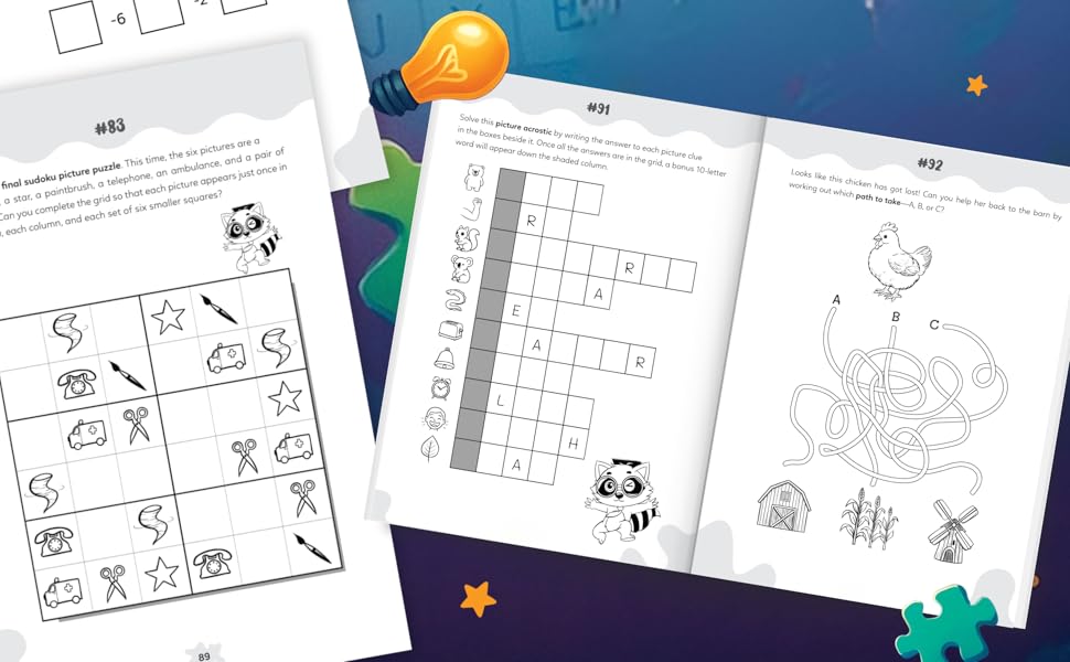 Maze puzzle games brain teasers for children aged six to eight years old