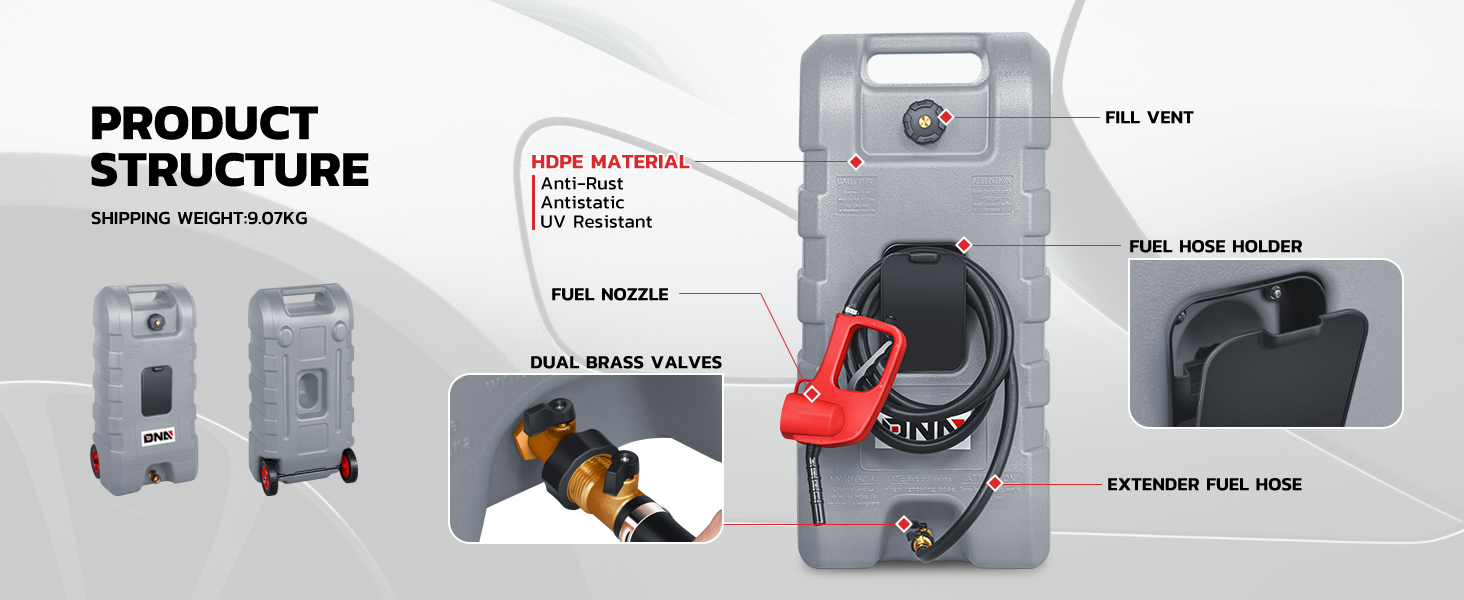 58L Portable Fuel Caddy