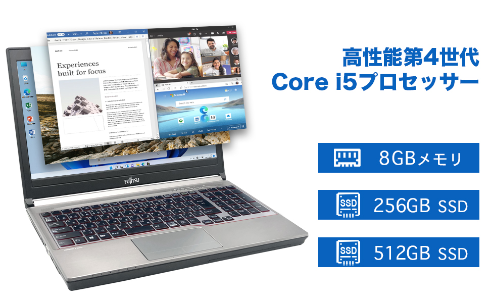 Amazon.co.jp: 【整備済み品】ノートパソコン office搭載