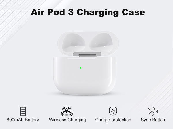 イヤホン Air Pods  wireless charging case Amazon.com: for Airpod Charger, Designed Wireless Charger
