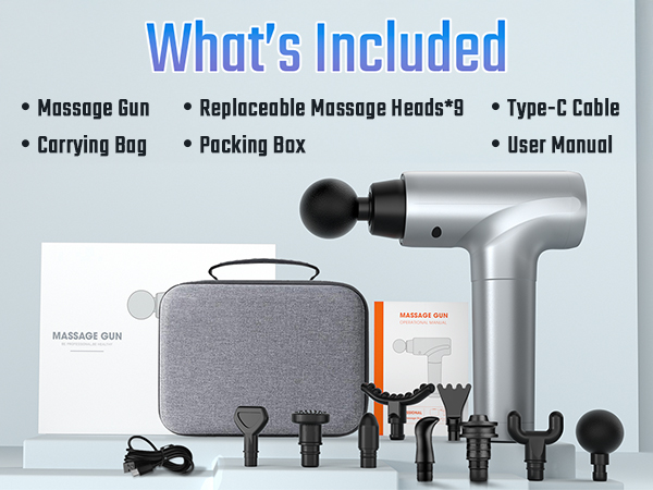 Amazon.com: Massage Gun, Muscle Massage Gun Deep Tissue Back
