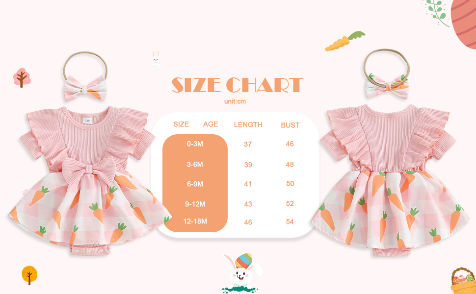 baby girl easter romper