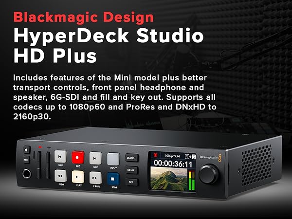 その他 HyperDeck Studio HD Plus Blackmagic Hyperdeck Studio HD Plus - Rentex