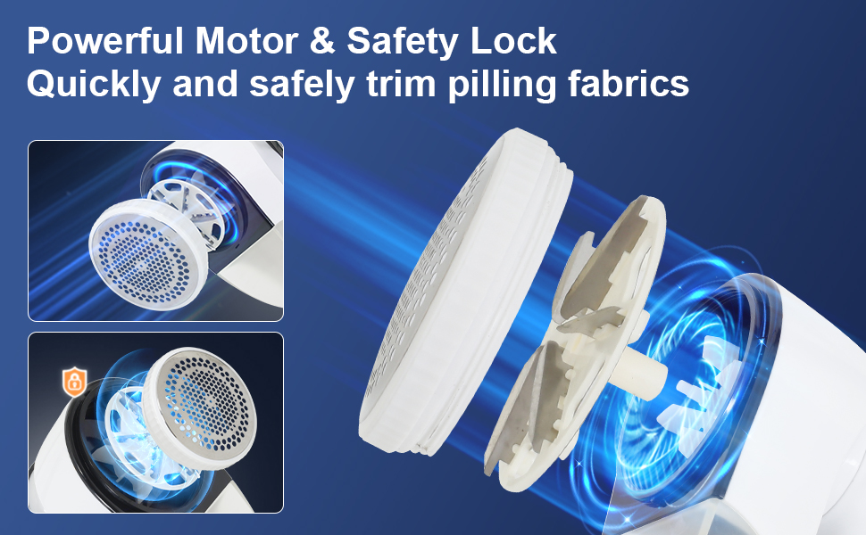 Fabric Shaver,Electric Lint Remover, Lint Shaver with 2 Replaceable 6