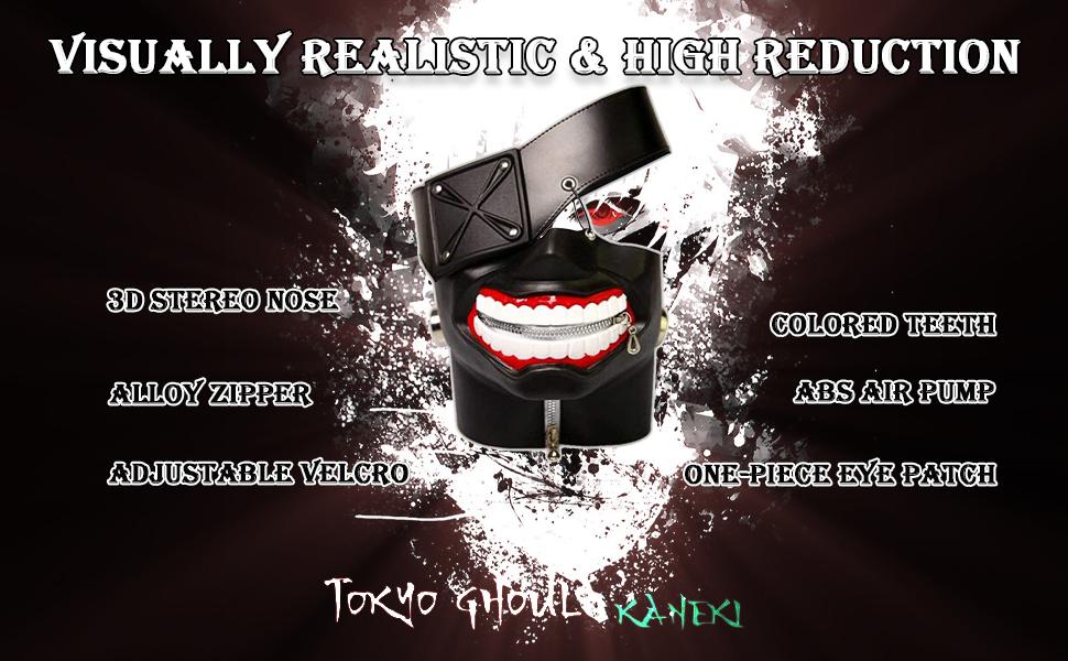 3D Tokyo Ghoul Kaneki Mask