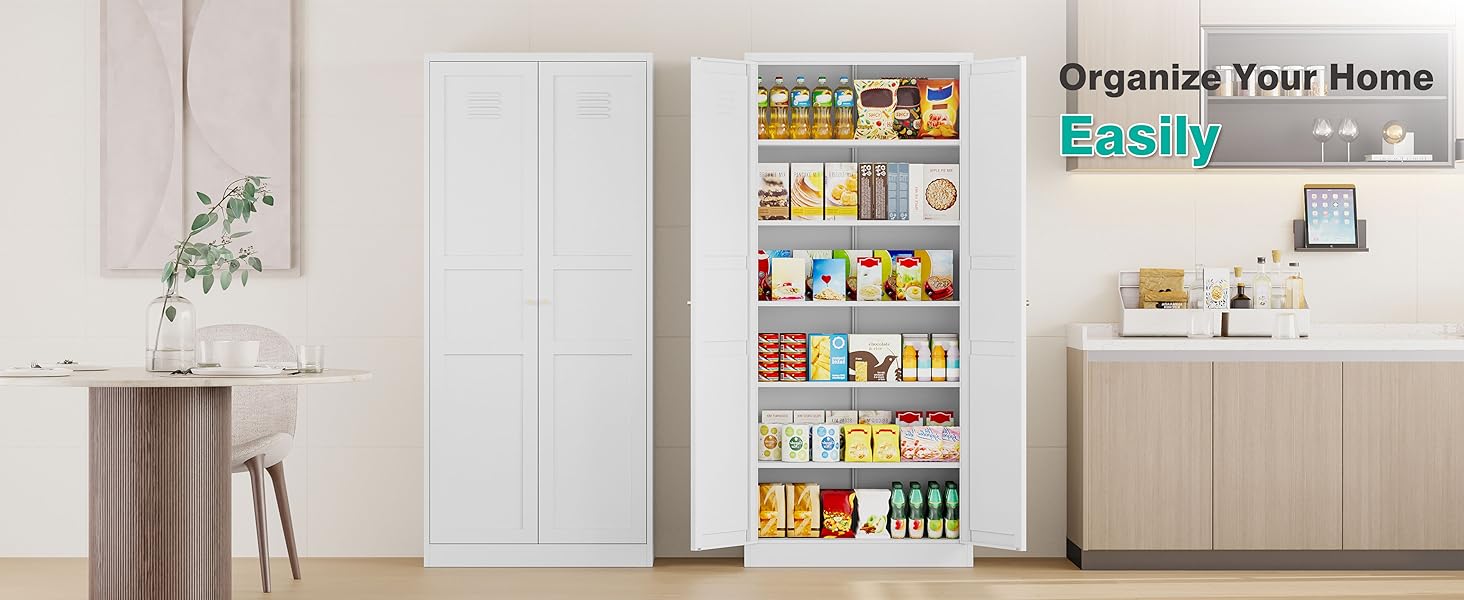 metal pantry cabinet