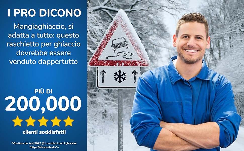 spatola per Ghiaccio Auto - Raschietto Ghiaccio