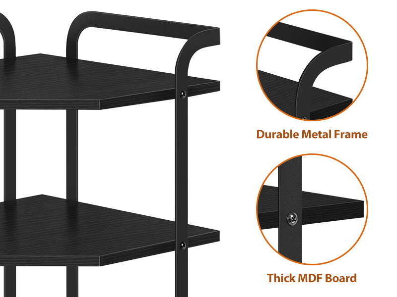 Counter Corner Shelf 3 Tier Kitchen Corner Organizer