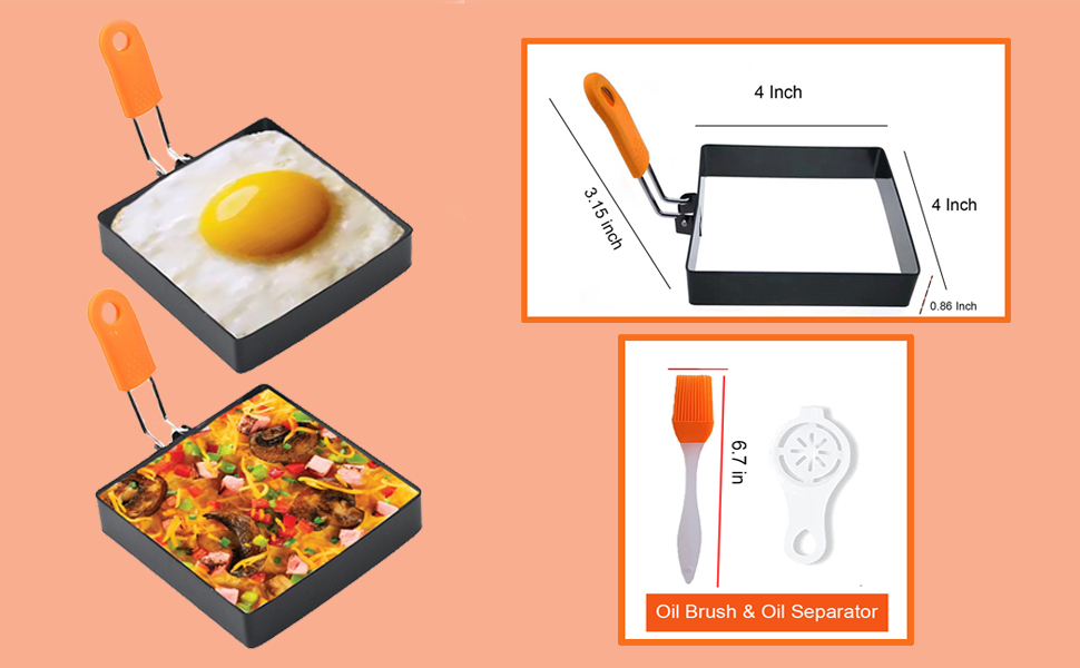 square egg mold square egg ring