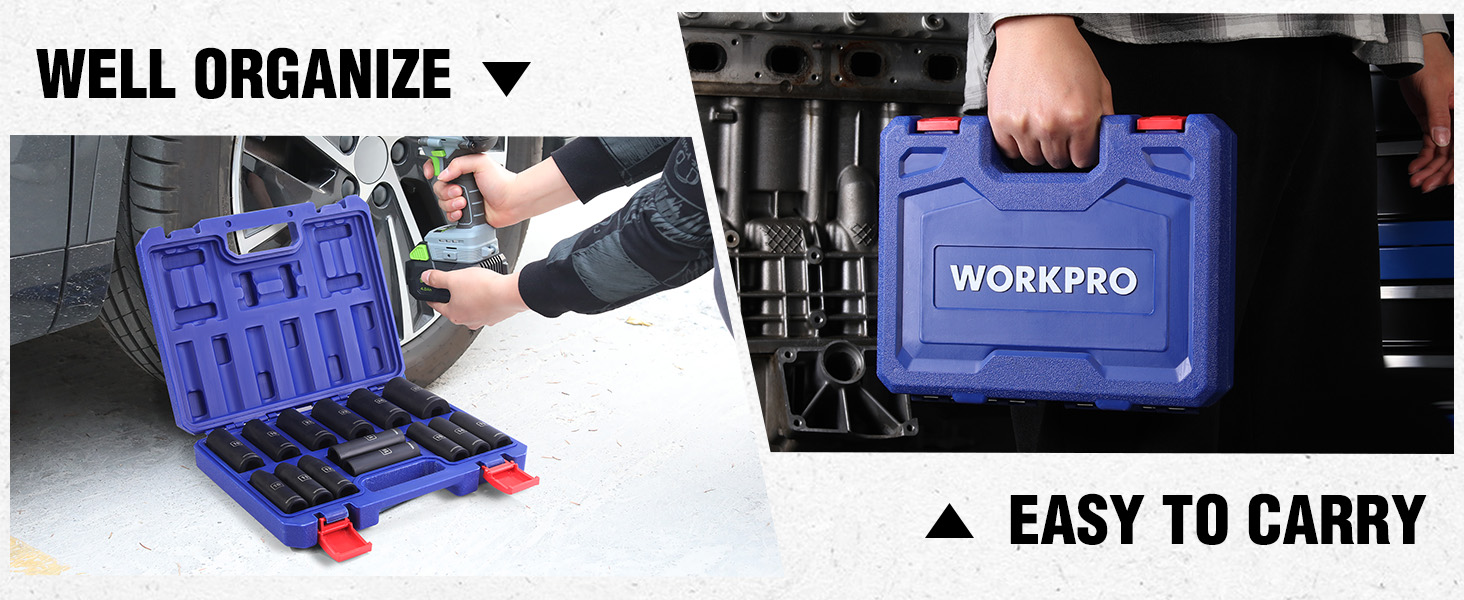 Drive Deep Impact Socket Set