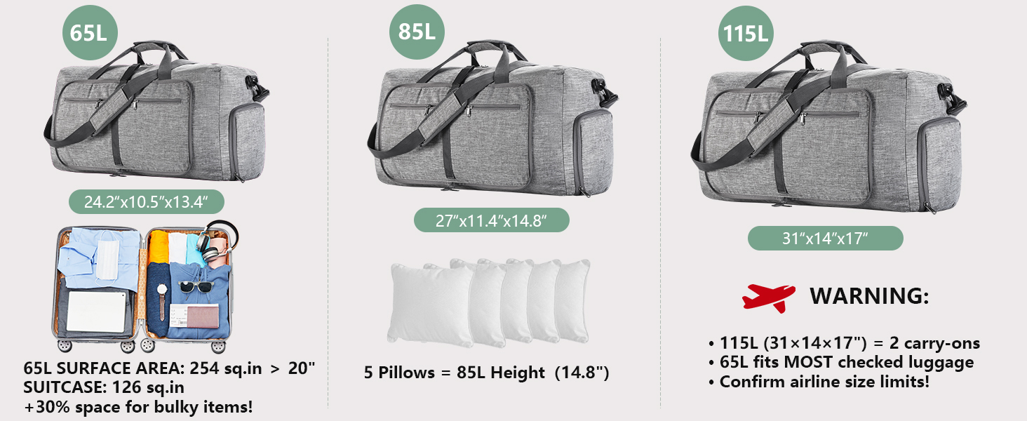 large duffel bag girls