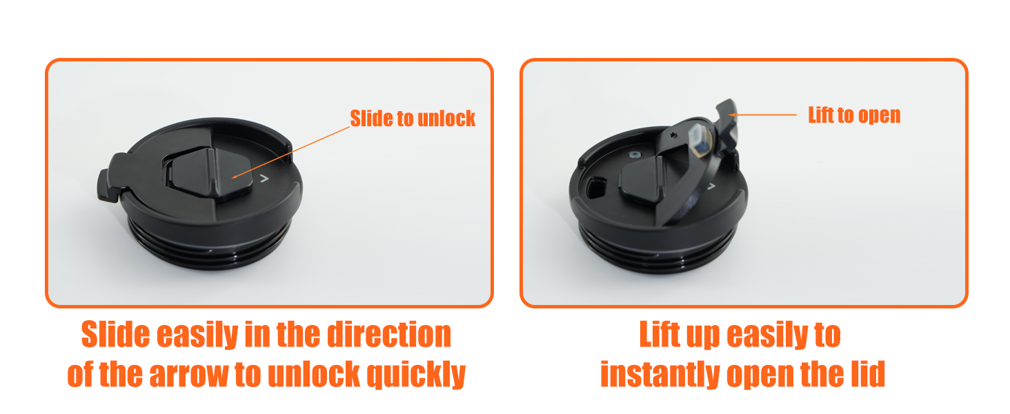 leak-proof coffee cup with one-press lid，lightweight termo para cafe portátil