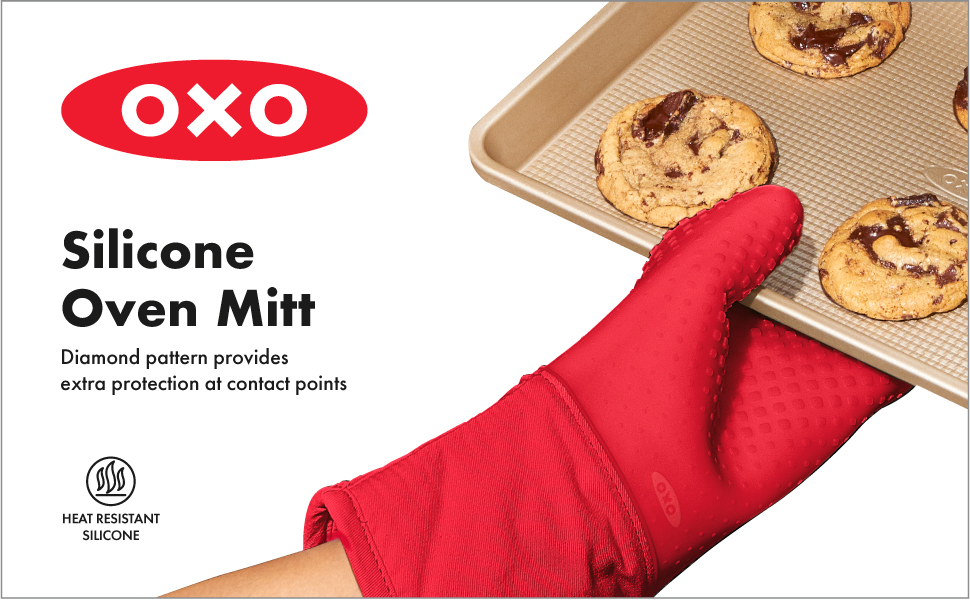 OXO Good Grips Silicone Oven Mitt, Jam Home & Kitchen