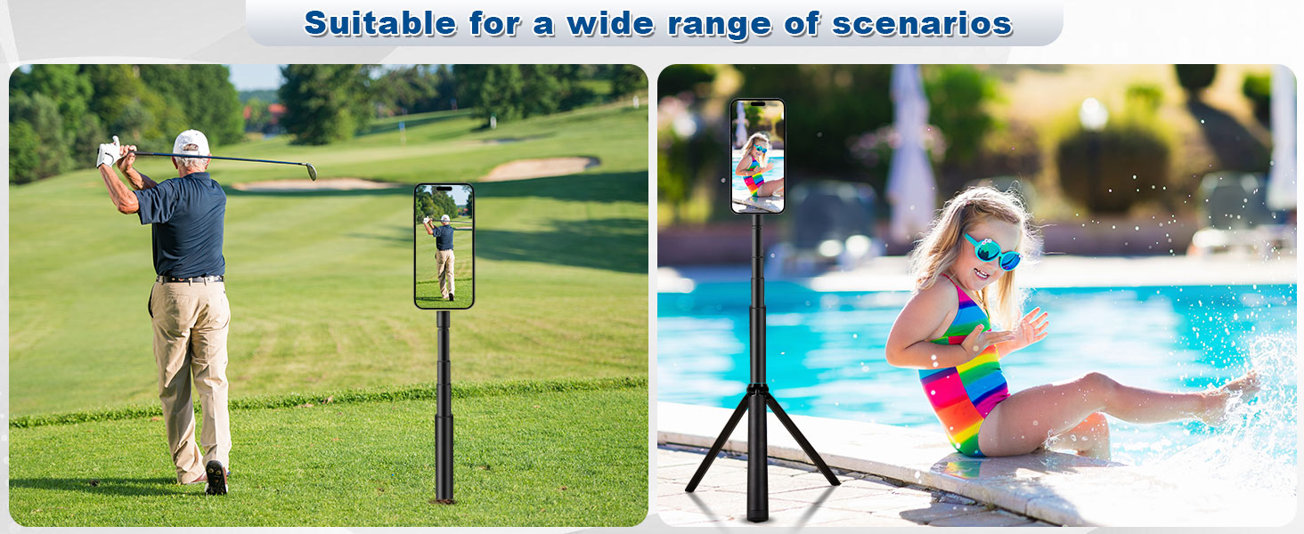 Adjustable Aluminum Tripod and Monopod