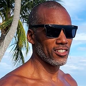 Polarized black sunglasses for men mirrored UV protection men trendy sport fashion square retro