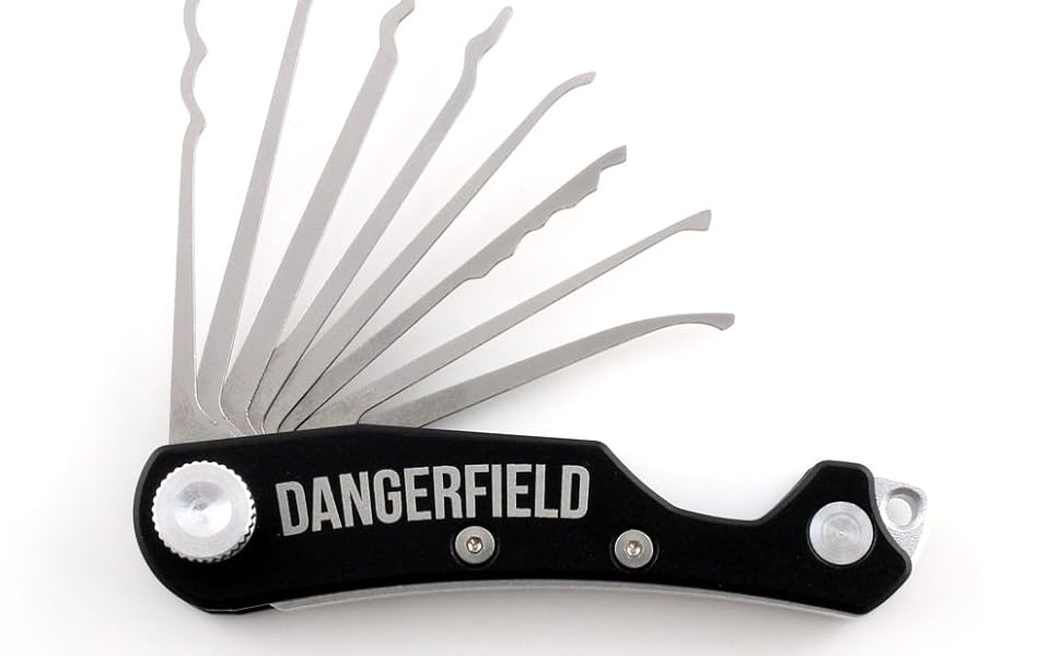 Dangerfield Skeleton Key Lock Pick Set Multi Tool Covert, Sleek, EDC