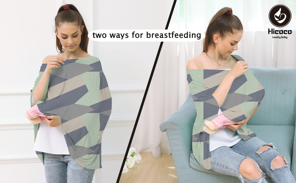 Two ways for breastfeeding