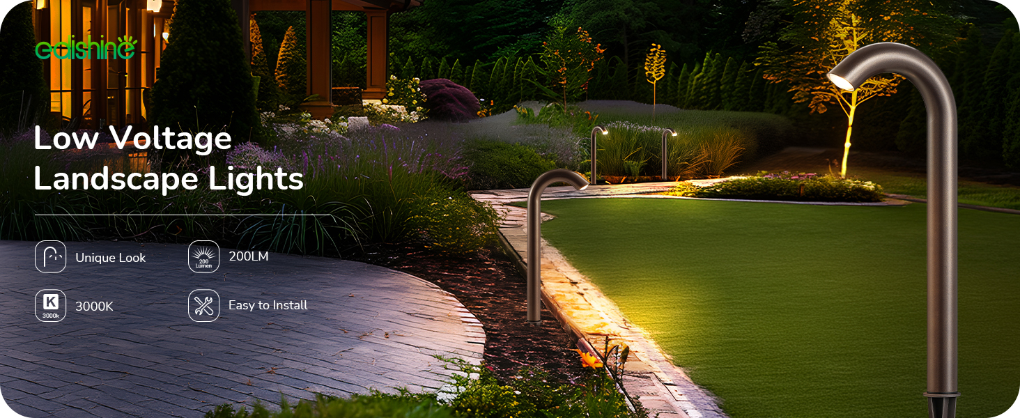 low voltage landscape lighting
