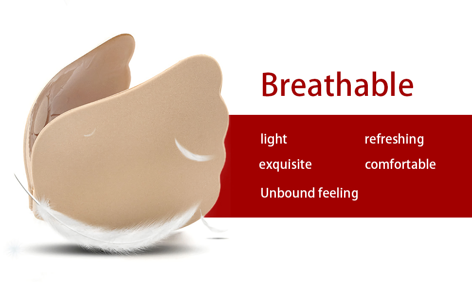 Sticky Bra Invisible Strapless Push up Bra, Reusable Backless Bras for