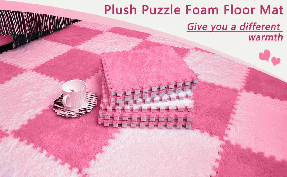 MTH / ふわっRUGMAT Amazon.com: Typutomi 12pcs Plush Puzzle Foam Floor Mat, Soft