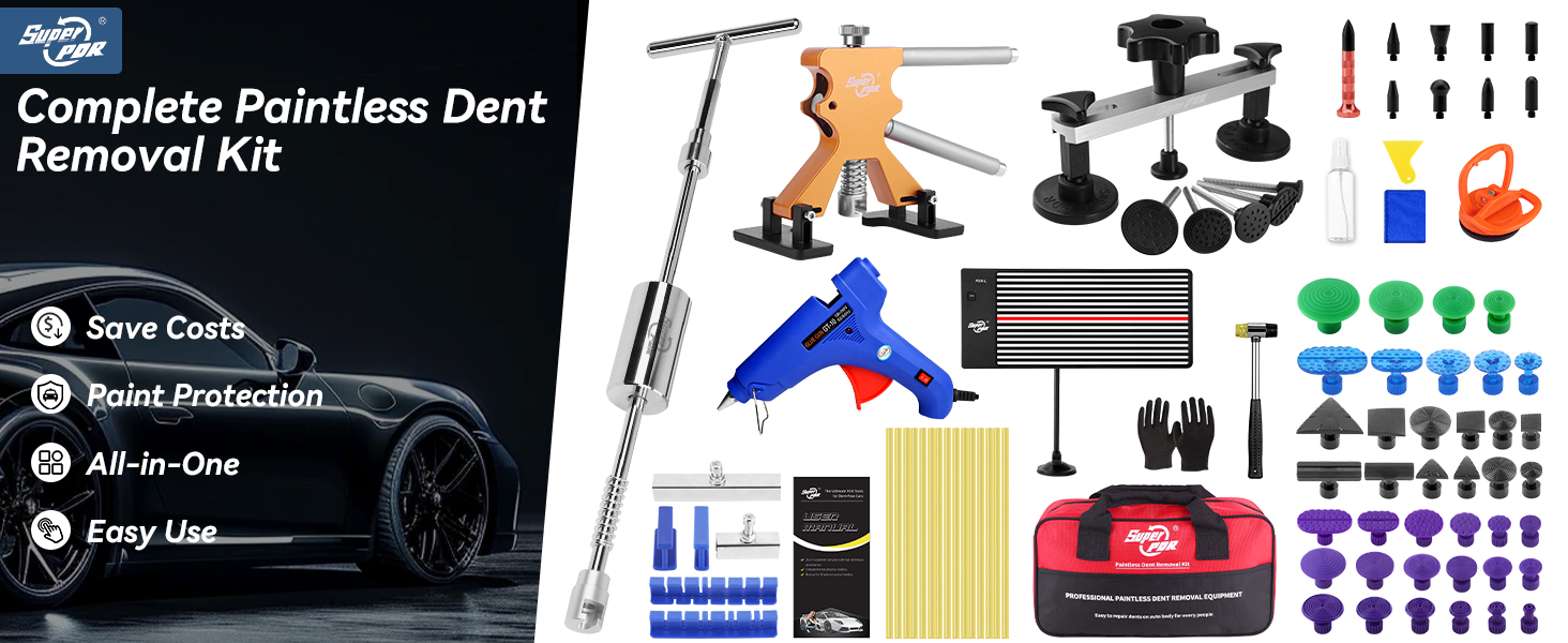 Paintless Dent Repair Kit