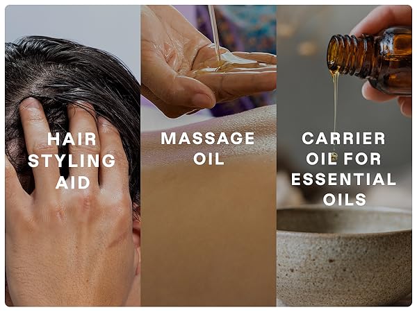Hair Styling, Massage Oil, Carrier Oil for Essential Oils