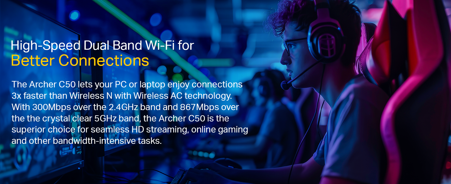 Archer C50 AC1200 Wireless Dual Band Router