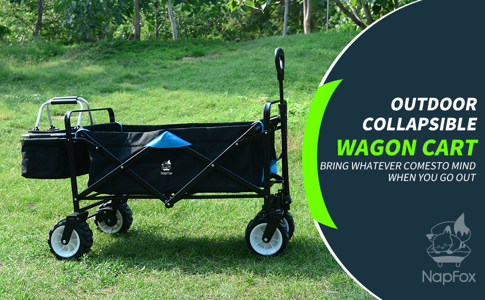 Collapsible Heavy Duty Folding Wagon Cart Utility Wagon All