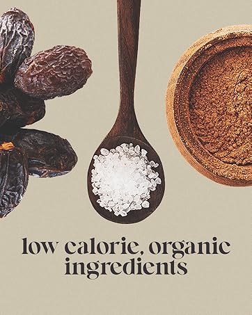 low calorie, organic ingredients