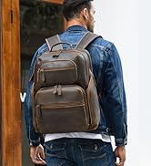 full grain leather backpack