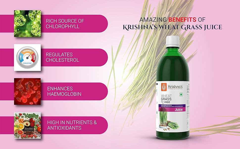 KRISHNA'S HERBAL & AYURVEDA Wheatgrass Juice, Wheat Grass Juice 9Th Day