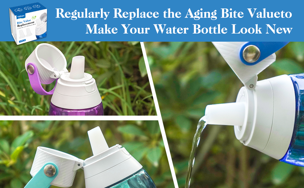 YXZcox 4 Pack Brita Water Bottle Mouthpiece Replacement